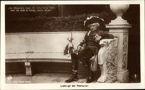 Ak Lieblinge der Menschen, Schauspieler Otto Gebühr, Friedrich der Große