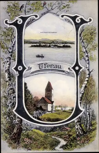 Ak Ufenau Kanton Schwyz, See, Kirche