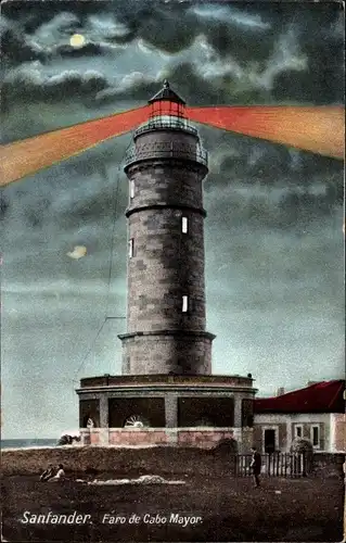 Ak Santander Kantabrien Spanien, Faro de Cabo Mayor
