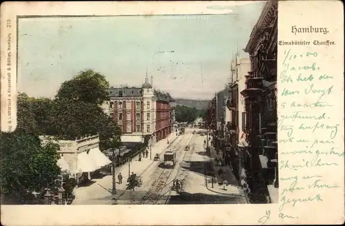 Ak Hamburg Eimsbüttel, Eimsbütteler Chaussee