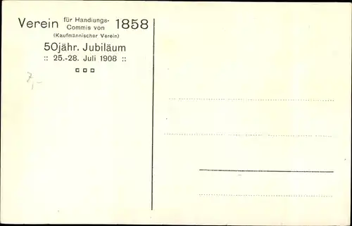 Zeitungs Ak Hamburg Mitte Altstadt, Der Handelsstand, Rathaus, Verein f. Handlungscommis 1858