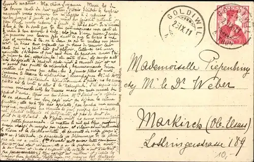 Ak Goldiwil Thun Kanton Bern Schweiz, Pension Blümlisalp