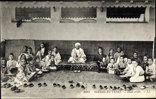 Ak Scenes et Types, Ecole arabe, Maghreb
