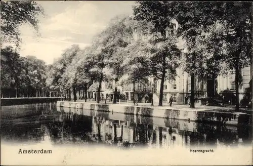 Ak Amsterdam Nordholland Niederlande, Heerengracht