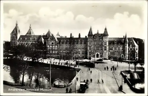 Ak Amsterdam Nordholland Niederlande, Koloniaal Museum