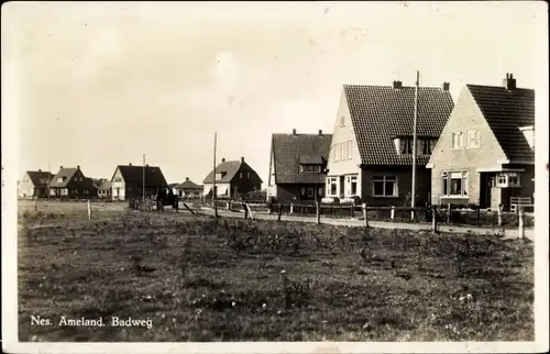 Ak Nes Ameland Friesland Niederlande, Badweg