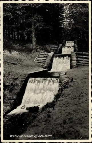 Ak Loenen Gelderland, Waterval