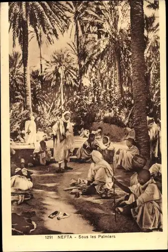 Ak Nefta Tunesien, Sous les Palmiers