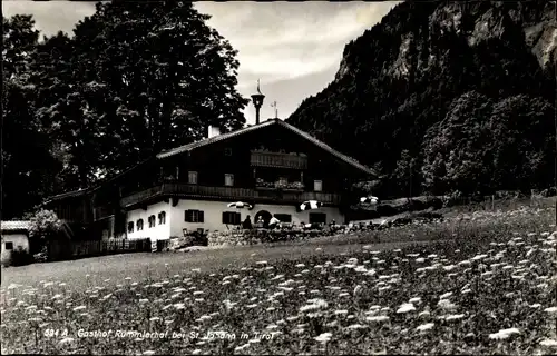 Ak Sankt Johann in Tirol, Gasthof Rummlerhof