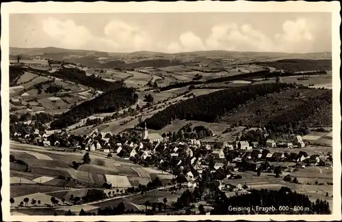 Ak Geising Altenberg im Erzgebirge, Panorama