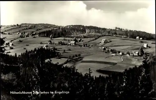 Ak Schellerhau Altenberg im Erzgebirge, Panorama
