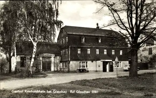 Ak Reinholdshain Glauchau in Sachsen, Gasthof Reinholdshain