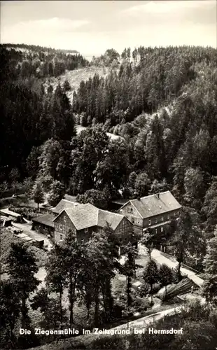 Ak Hermsdorf Thüringen, Die Ziegenmühle im Zeitzgrund