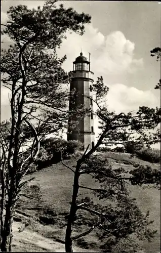 Ak Kloster Insel Hiddensee in der Ostsee, Leuchtturm