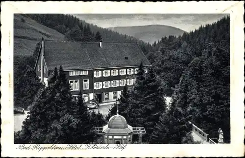 Ak Bad Rippoldsau Schapbach Schwarzwald, Hotel Klösterle Hof