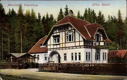 Ak Elgersburg Thüringer Wald, Gasthaus Mönchhof