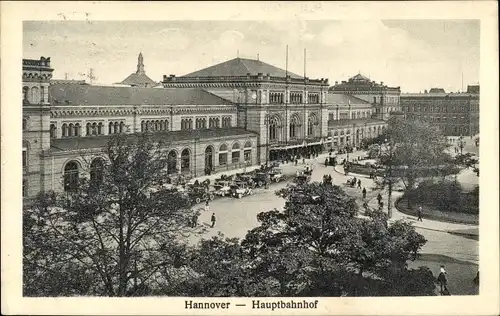 Ak Hannover in Niedersachsen, Hauptbahnhof