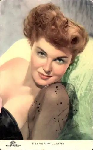 Ak Schauspielerin Esther Williams, Portrait