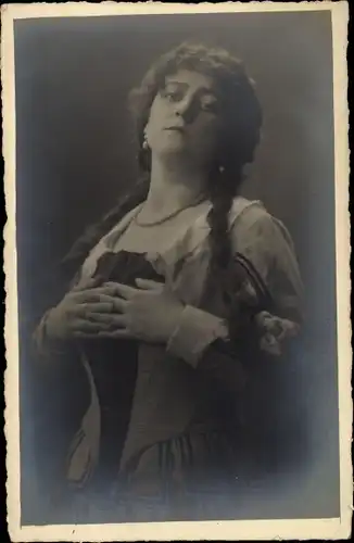 Foto Ak Schauspielerin Olga Porth ?, 1924
