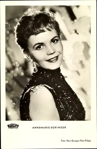 Ak Schauspielerin Annemarie Düringer, Portrait, Die Stadt ist voller Geheimnisse