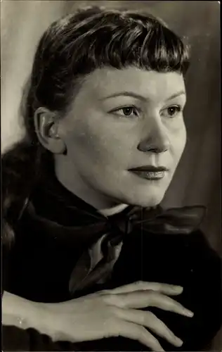 Ak Schauspielerin Lore Frisch, Portrait, DEFA Film, Zar und Zimmermann