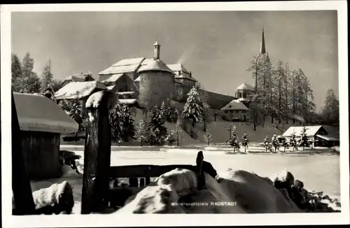 Ak Radstadt in Salzburg, Wintermotiv