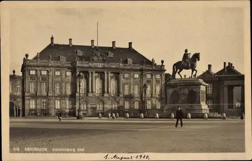 Ak Kjøbenhavn København Kopenhagen Dänemark, Amalienborg Slot