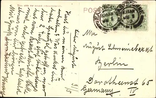 Ak Eastbourne East Sussex England, Holywell