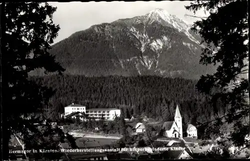 Ak Hermagor Pressegger See Kärnten, Reha Kurhaus f. körperbehinderte Kinder