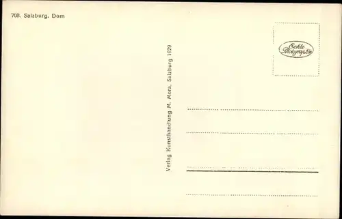 Foto Ak Salzburg in Österreich, Dom