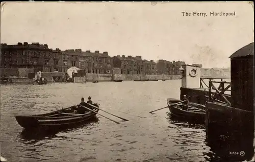 Ak Hartlepool Durham England, the Ferry