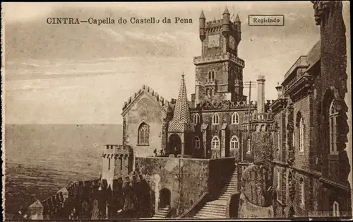 Ak Sintra Cintra Portugal, Capella do Castello da Pena