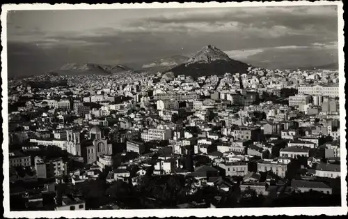 Foto Ak Athen Griechenland?, Totalansicht der Stadt