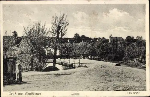 Ak Großörner Mansfeld im Harzvorland, Am Wehr