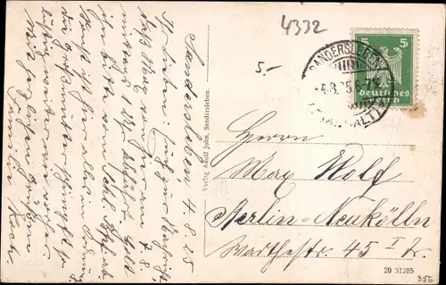 Ak Sandersleben in Anhalt, Markt