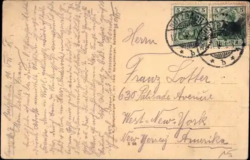 Ak Butzbach im Taunus Hessen, Taunusstraße