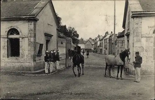 Ak Chartres Eure et Loir, Quartier de Cavalerie, Kaserne