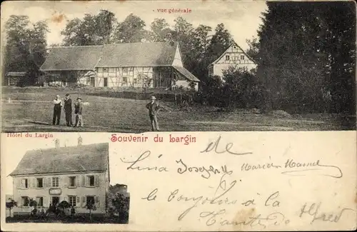 Ak Largin Kanton Jura, Hotel du Largin, vue generale