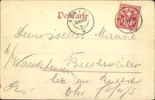 Ak Largin Kanton Jura, Hotel du Largin, vue generale