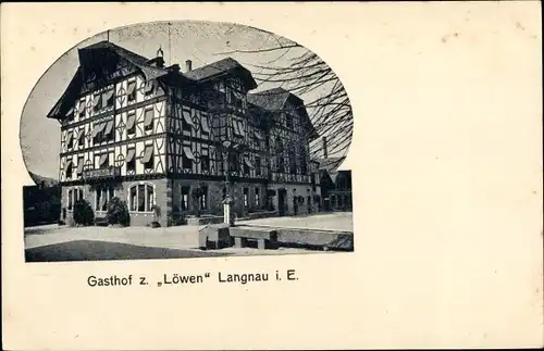 Ak Langnau im Emmental Kanton Bern Schweiz, Gasthof zum Löwen