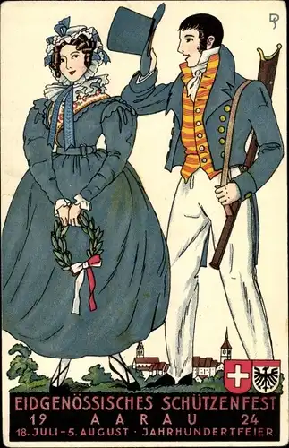 Ak Aarau Kanton Aargau, Eidgenössisches Schützenfest 1924