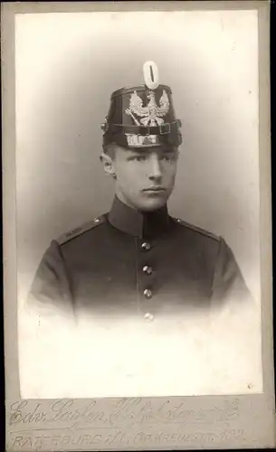 CdV Ratzeburg in Lauenburg, Deutscher Soldat in Uniform, Jäger