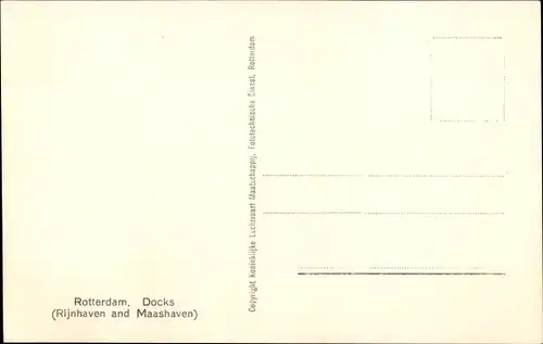 Ak Rotterdam Südholland Niederlande, Rijn- en Maashaven