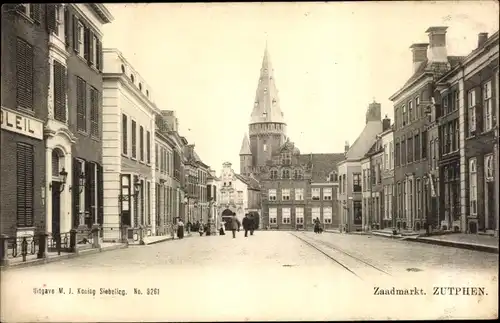 Ak Zutphen Gelderland, Zaadmarkt