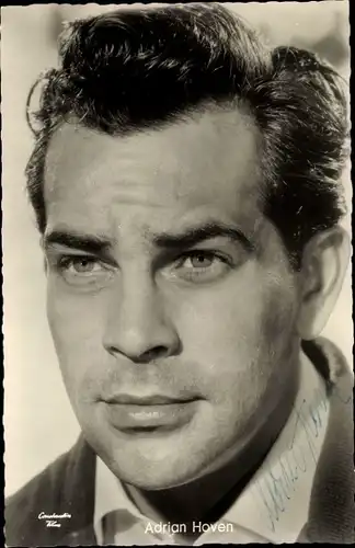Ak Schauspieler Adrian Hoven, Portrait, Film ... wie einst Lilli Marleen