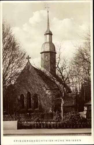 Ak Meißen in Sachsen, Kriegergedächtniskirche zu St. Nicolai