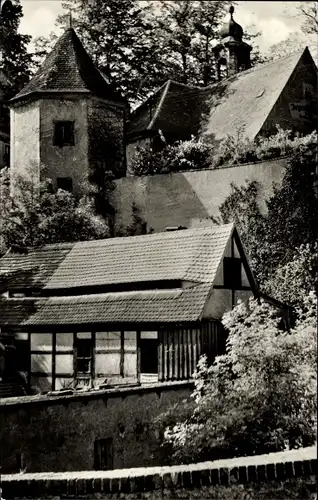 Ak Mutzschen Grimma in Sachsen, Jugendschule, ehem. Schloss