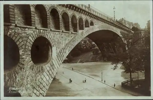Ak Plauen im Vogtland, Friedrich August-Brücke