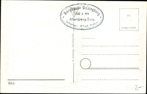 Ak Altenberg im Erzgebirge, Blick über die Pinge zum Raupennest