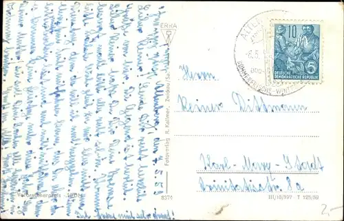 Ak Altenberg im Osterzgebirge, mit dem Geising